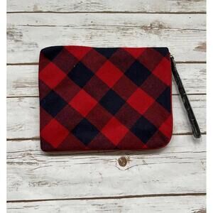 Land's Red and Black NEW Buffalo Plaid Wristlet Wallet - One Size